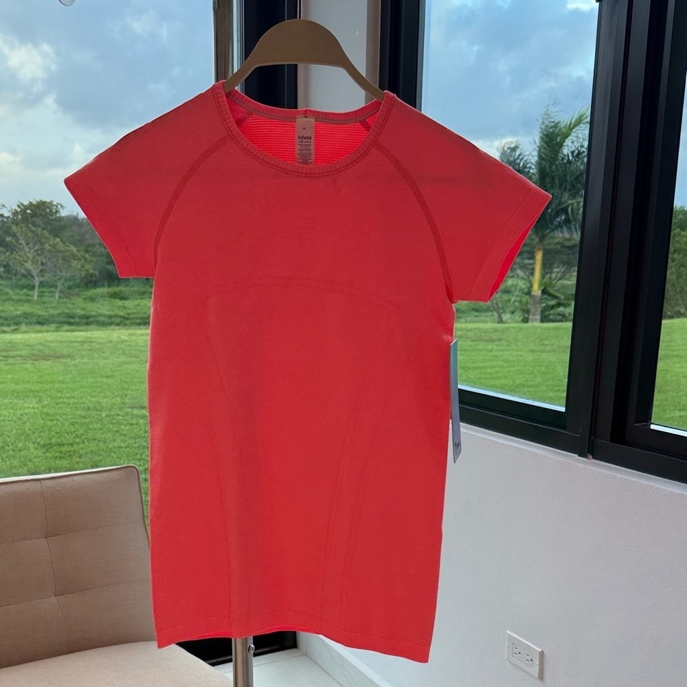 Ivivva Bright Coral Short Sleeve Tee